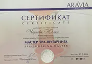Сертификат мастера